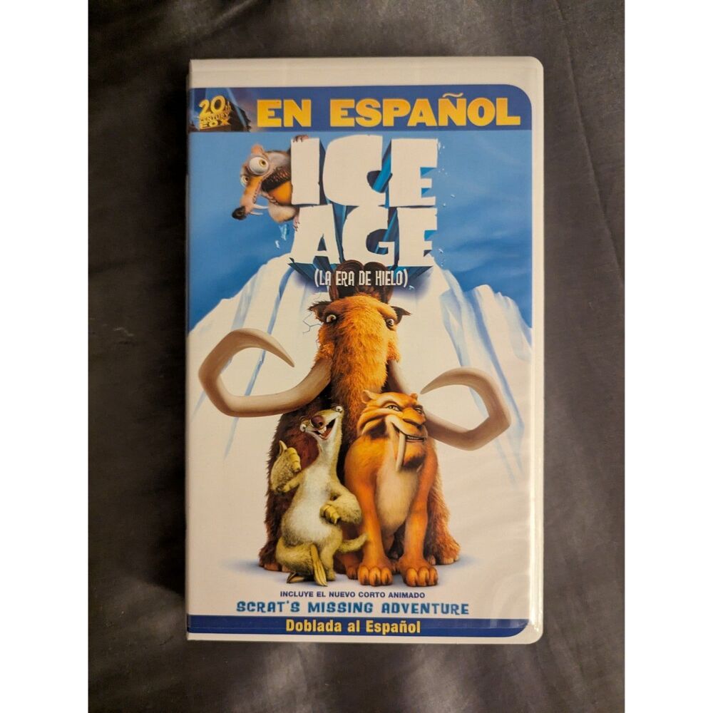 Ice Age VHS Edición Especial en Español (La Era de Hielo) Spanish Version